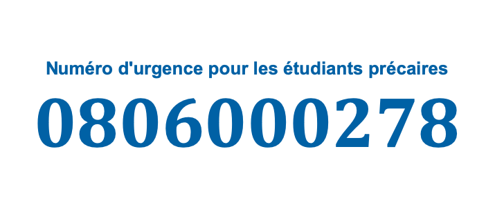 Lire la suite à propos de l’article Un numéro d’urgence pour les étudiants précaires 