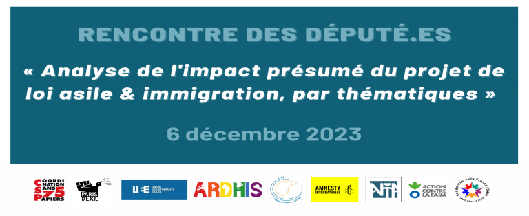 Lire la suite à propos de l’article Rencontre des député.e.s : analyse de l’impact présumé du projet de loi Immigration